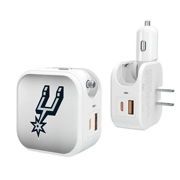 San Antonio Spurs Linen 2 in 1 USB Charger