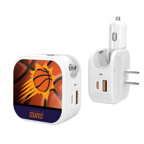 Phoenix Suns Basketball 2 in 1 USB Charger