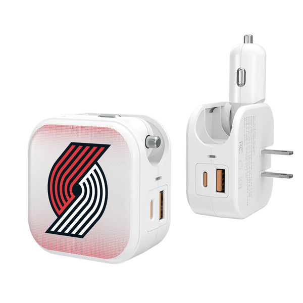 Portland Trail Blazers Linen 2 in 1 USB Charger