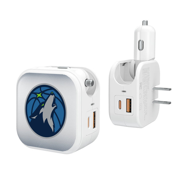 Minnesota Timberwolves Linen 2 in 1 USB Charger