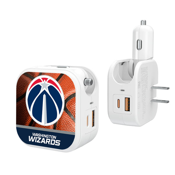 Washington Wizards Basketball 2 in 1 USB Charger