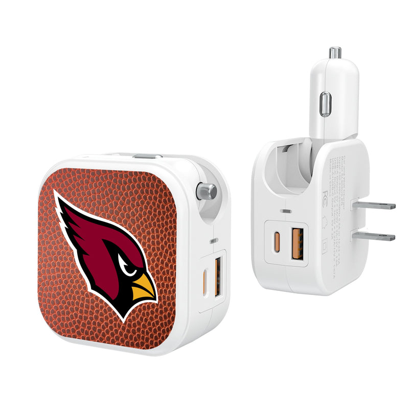 Arizona Cardinals Football 2 in 1 USB Charger