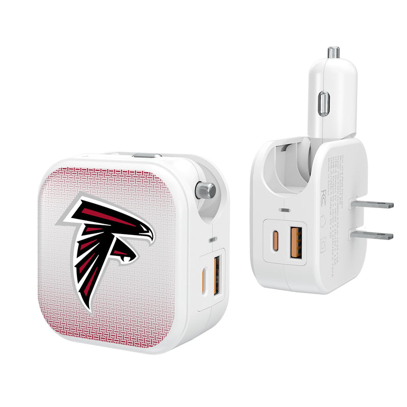 Atlanta Falcons Linen 2 in 1 USB Charger