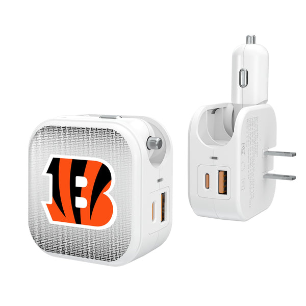 Cincinnati Bengals Linen 2 in 1 USB Charger