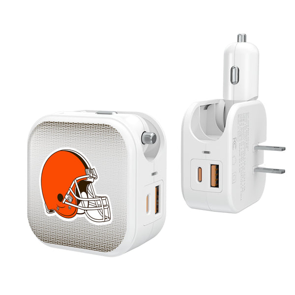 Cleveland Browns Linen 2 in 1 USB Charger