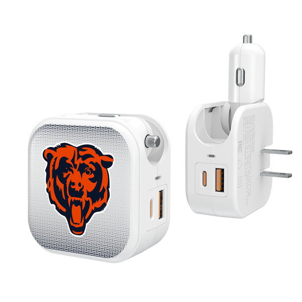 Chicago Bears Linen 2 in 1 USB Charger