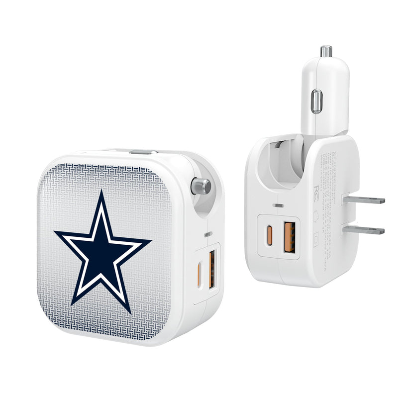 Dallas Cowboys Linen 2 in 1 USB Charger