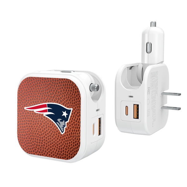 New England Patriots Football 2 in 1 USB Charger