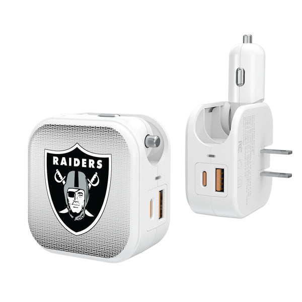 Las Vegas Raiders Linen 2 in 1 USB Charger