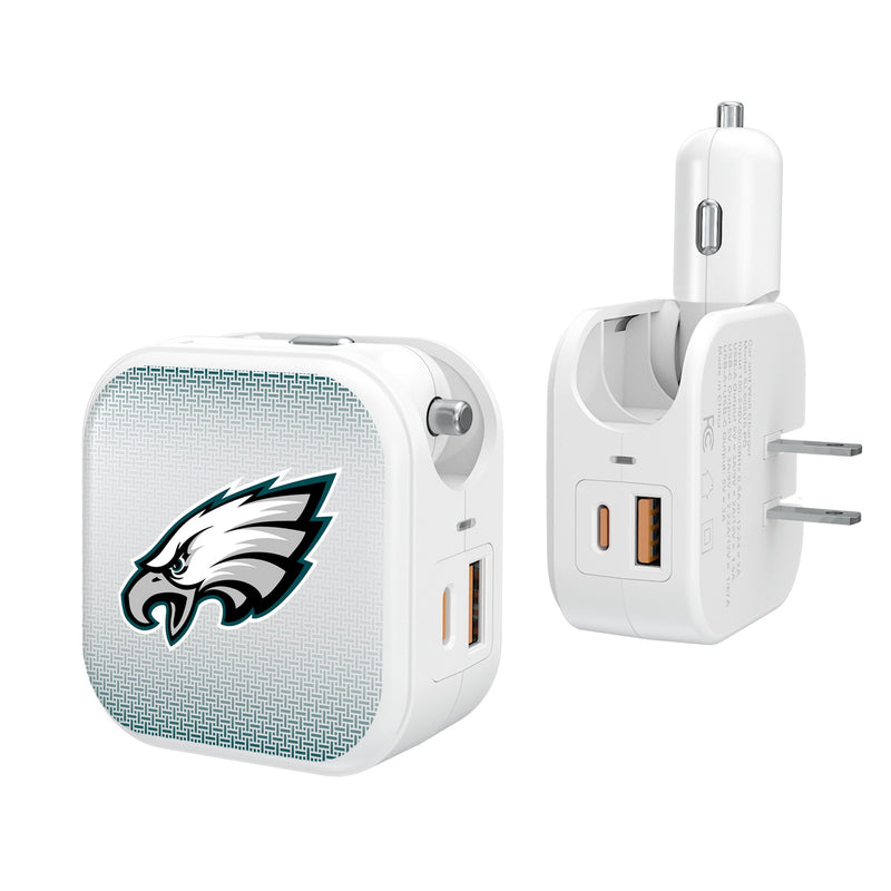 Philadelphia Eagles Linen 2 in 1 USB Charger