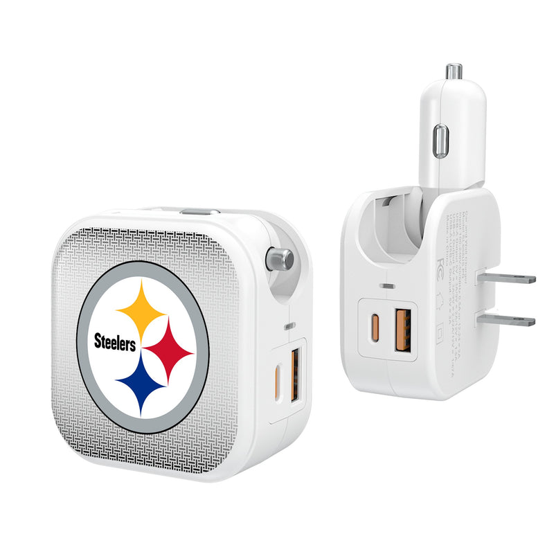 Pittsburgh Steelers Linen 2 in 1 USB Charger