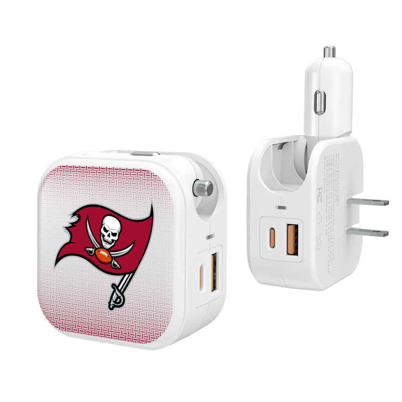 Tampa Bay Buccaneers Linen 2 in 1 USB Charger