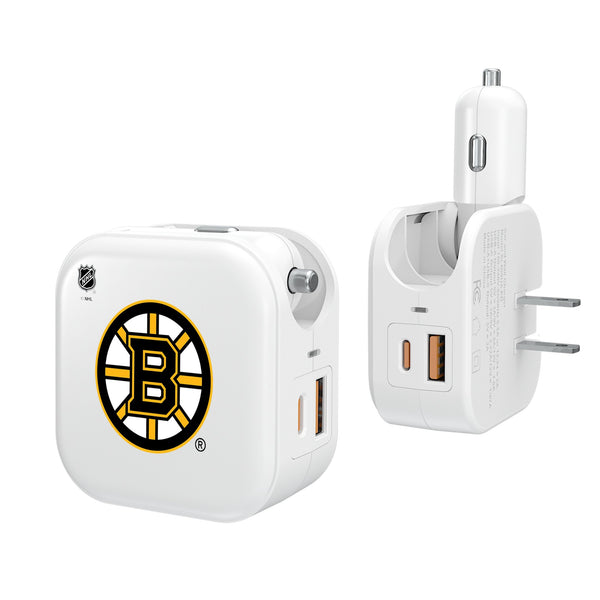 Boston Bruins Insignia 2 in 1 USB Charger