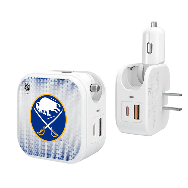 Buffalo Sabres Linen 2 in 1 USB Charger