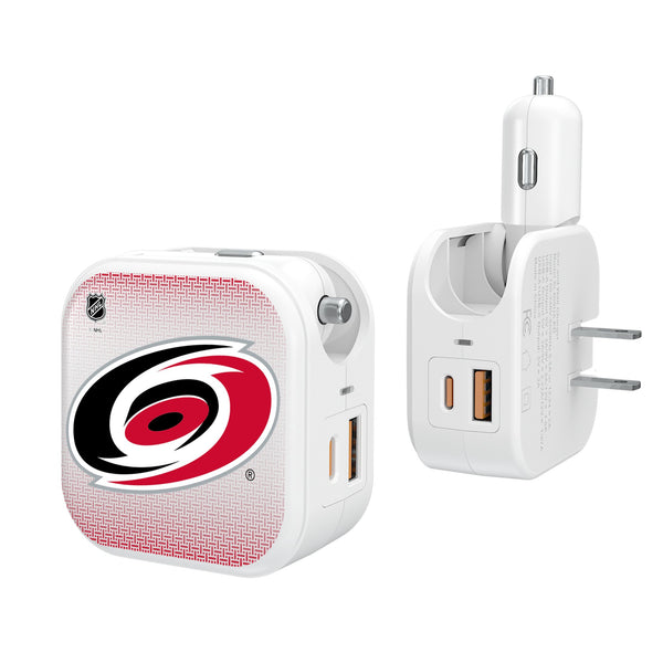 Carolina Hurricanes Linen 2 in 1 USB Charger