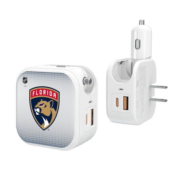 Florida Panthers Linen 2 in 1 USB Charger