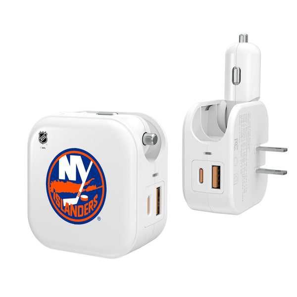 New York Islanders Insignia 2 in 1 USB Charger