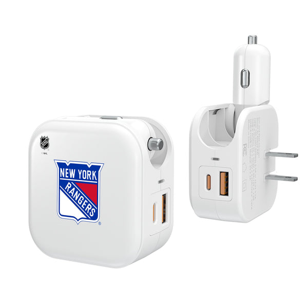 New York Rangers Insignia 2 in 1 USB Charger