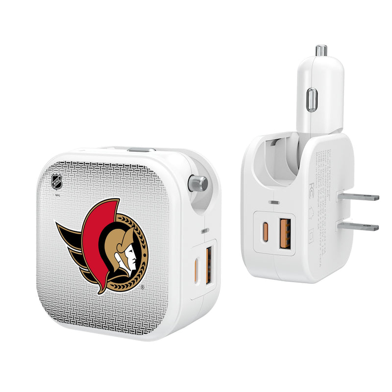 Ottawa Senators Linen 2 in 1 USB Charger