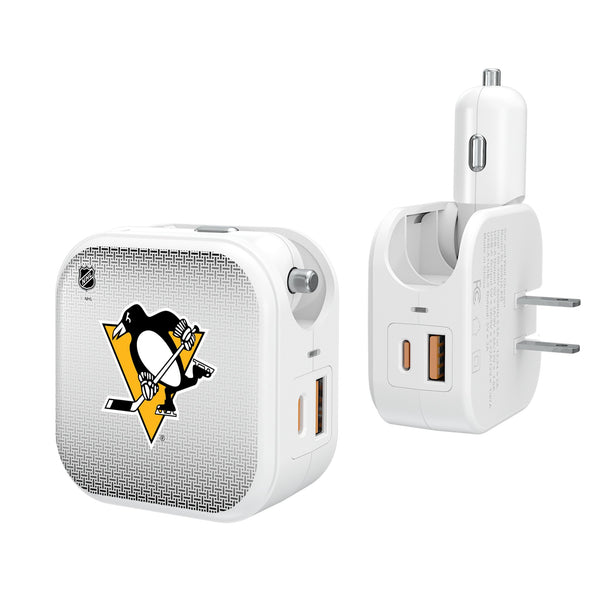 Pittsburgh Penguins Linen 2 in 1 USB Charger