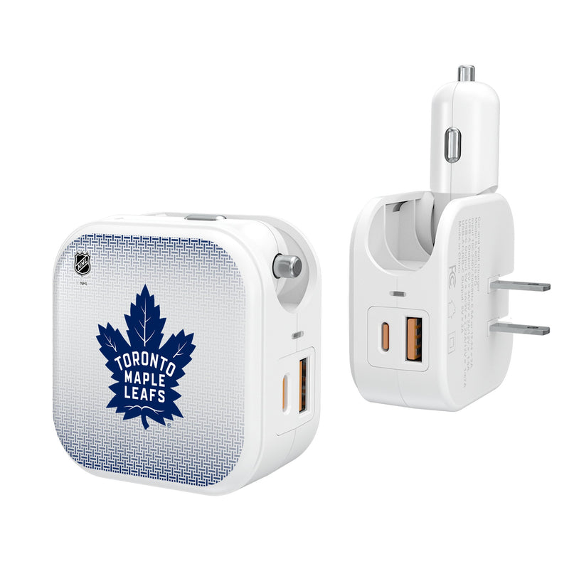 Toronto Maple Leafs Linen 2 in 1 USB Charger