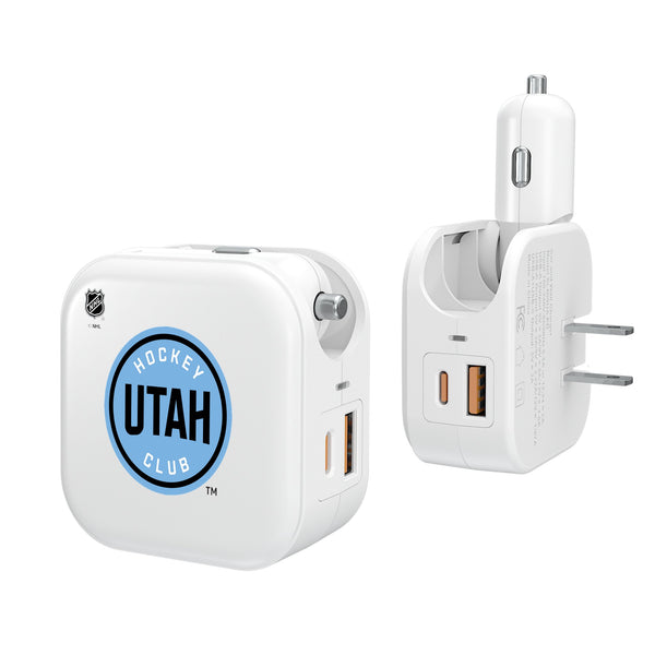 Utah Hockey Club Insignia 2 in 1 USB Charger