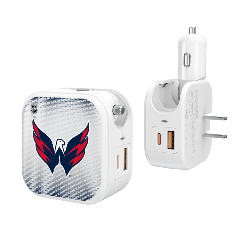 Washington Capitals Linen 2 in 1 USB Charger