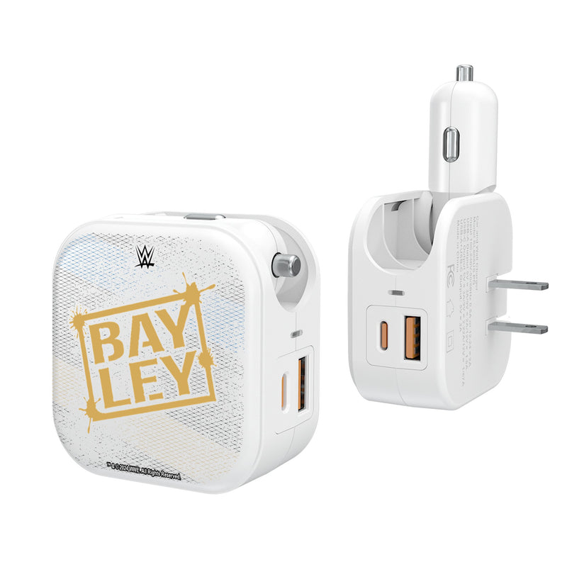 Bayley Steel 2 in 1 USB Charger