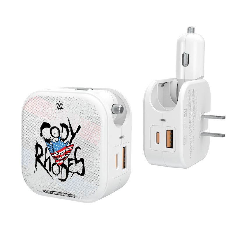 Cody Rhodes Steel 2 in 1 USB Charger