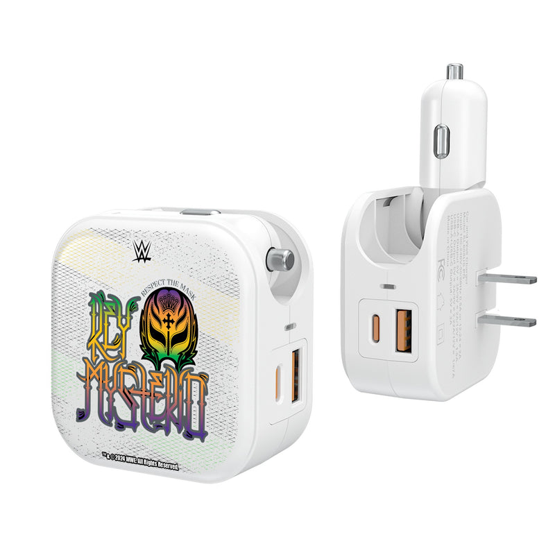 Rey Mysterio Steel 2 in 1 USB Charger