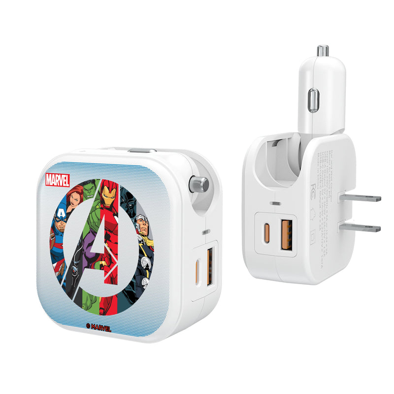 Marvel Avengers Avengers Grid 2 in 1 USB Charger