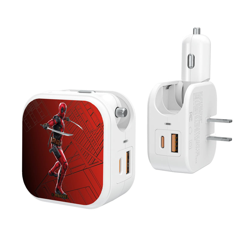 Marvel Deadpool MechLine 2 in 1 USB Charger