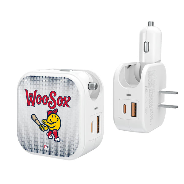 Worcester Red Sox Linen 2 in 1 USB Charger