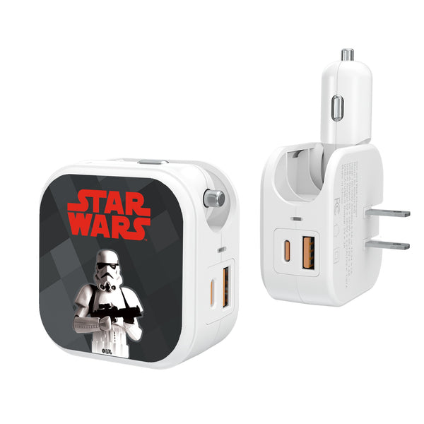 Star Wars Stormtrooper Color Block 2 in 1 USB Charger