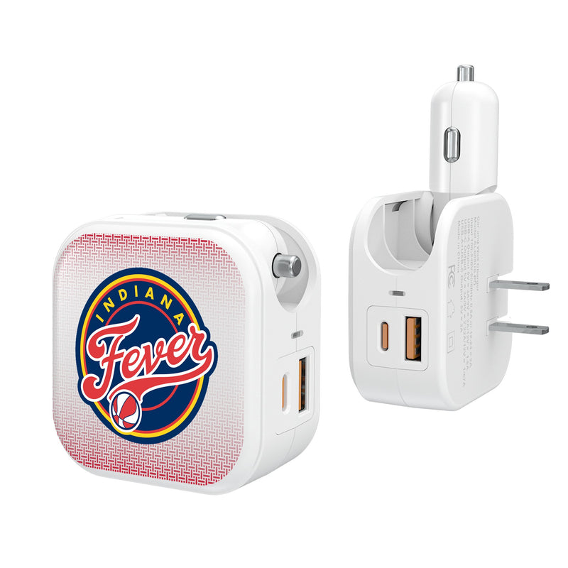 Indiana Fever Linen 2 in 1 USB Charger