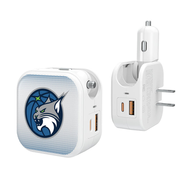 Minnesota Lynx Linen 2 in 1 USB Charger