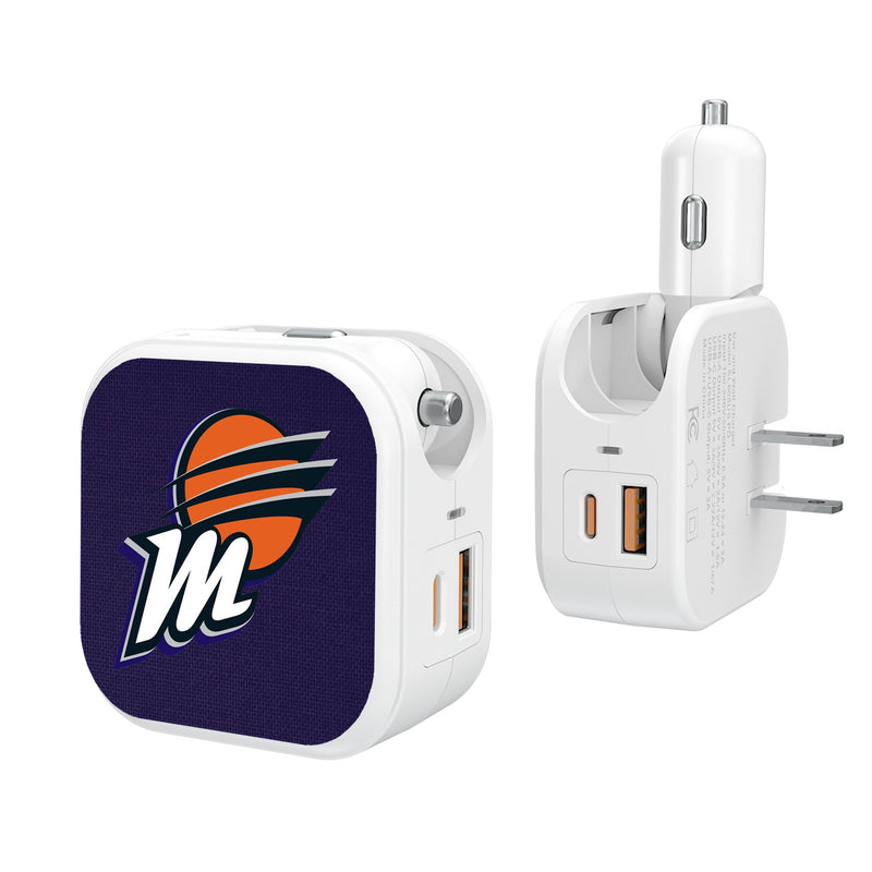 Phoenix Mercury Solid 2 in 1 USB Charger