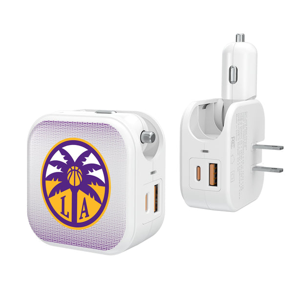 Los Angeles Sparks Linen 2 in 1 USB Charger