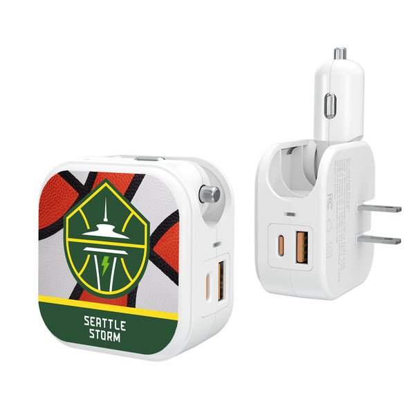 Seattle Storm Basketball 2 in 1 USB Charger