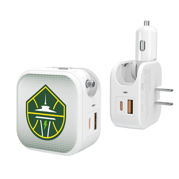 Seattle Storm Linen 2 in 1 USB Charger