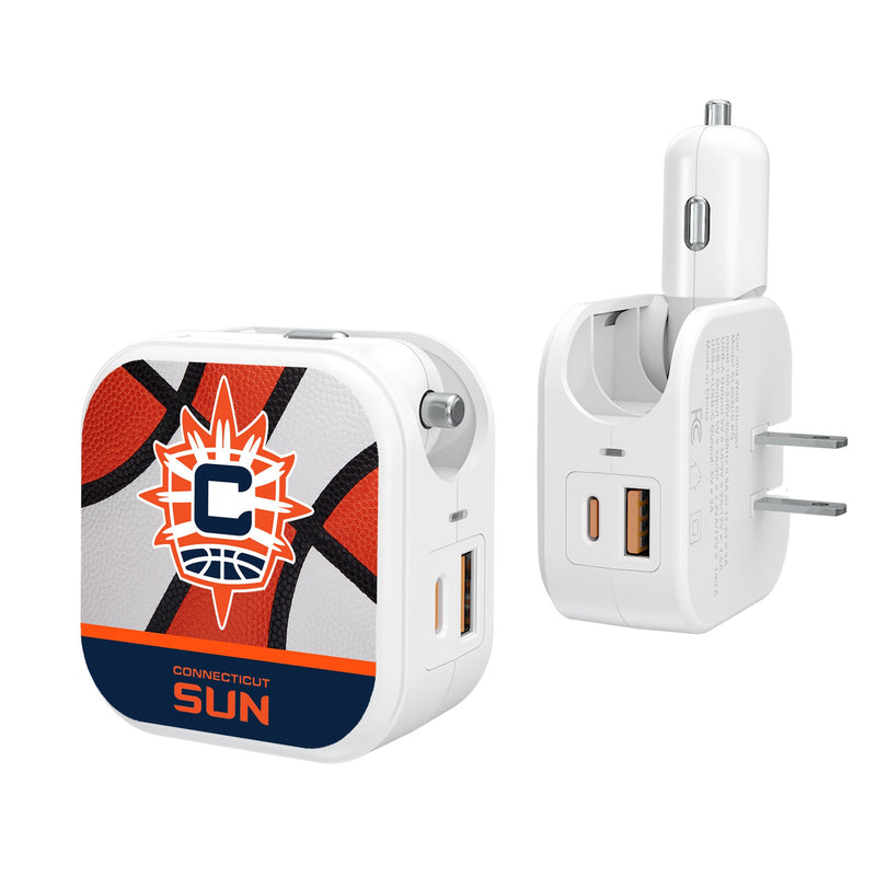 Connecticut Sun Basketball 2 in 1 USB Charger