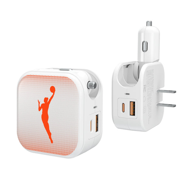 WNBA  Linen 2 in 1 USB Charger