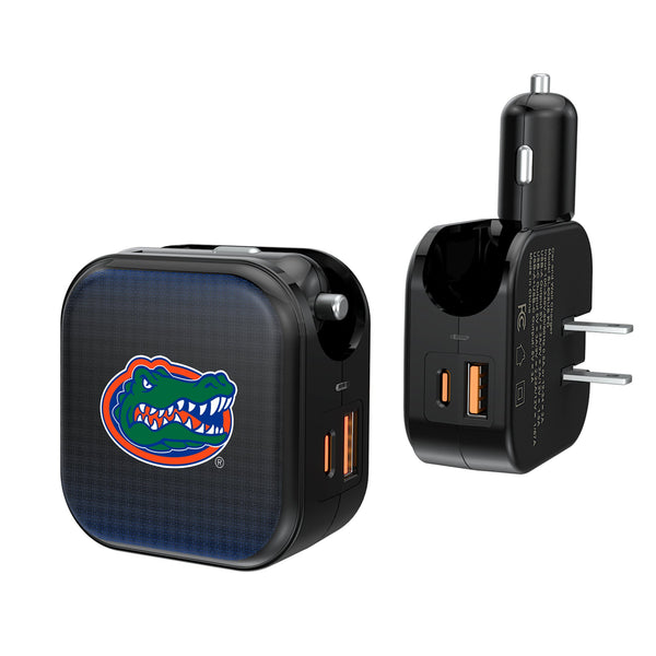 University of Florida Gators Linen 2 in 1 USB A/C Charger