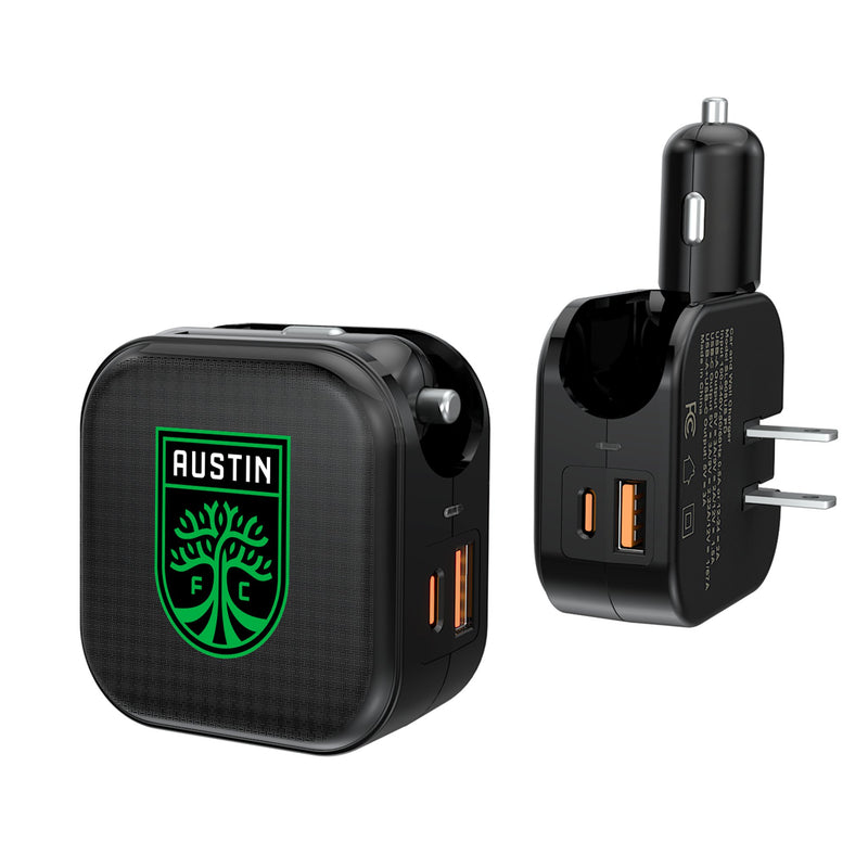 Austin FC  Linen 2 in 1 USB A/C Charger