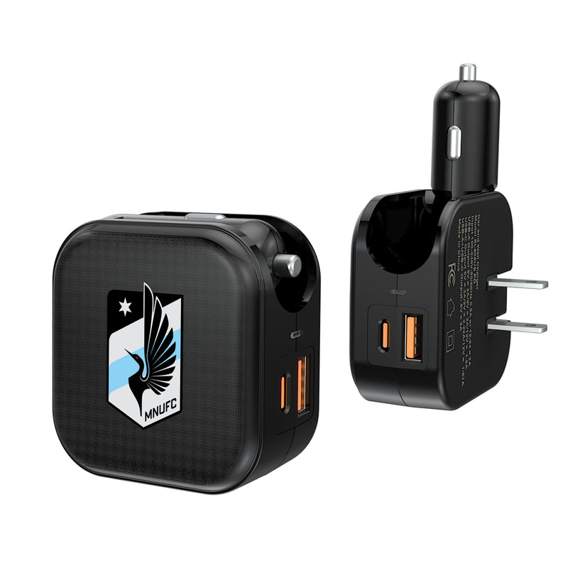 Minnesota United FC   Linen 2 in 1 USB A/C Charger