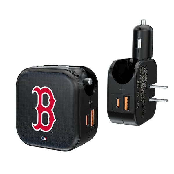 Boston Red Sox Linen 2 in 1 USB A/C Charger