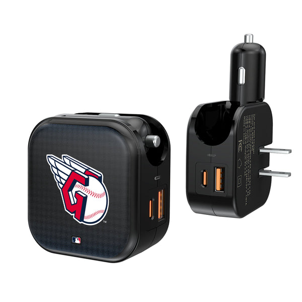 Cleveland Guardians Linen 2 in 1 USB A/C Charger