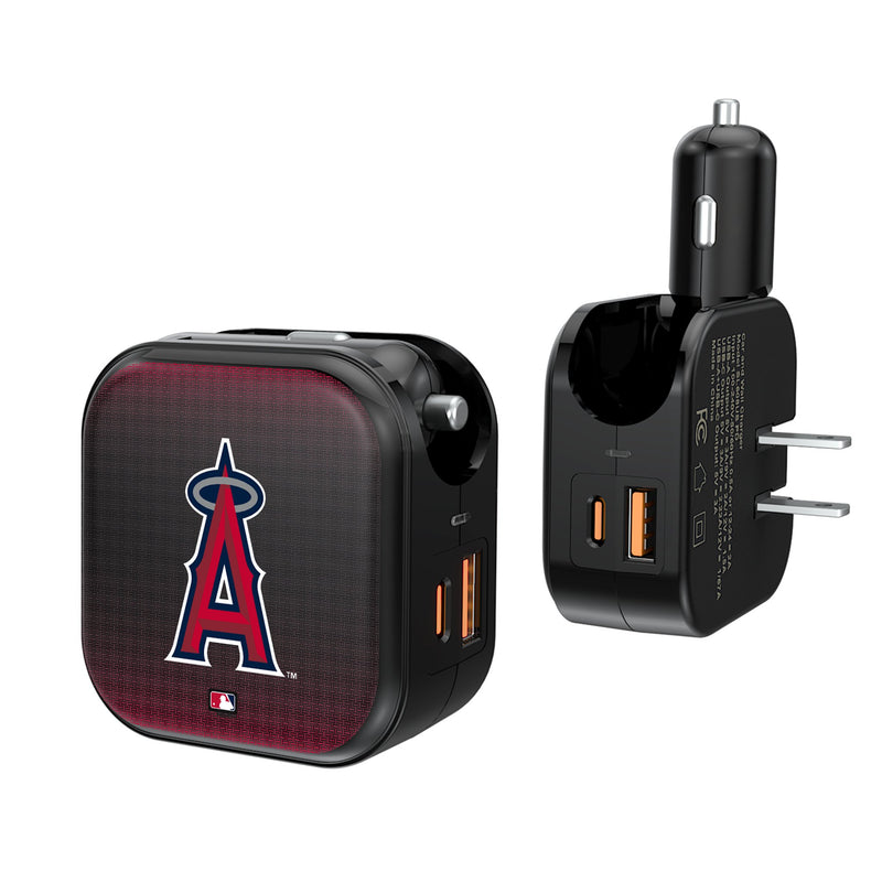 Los Angeles Angels Linen 2 in 1 USB A/C Charger