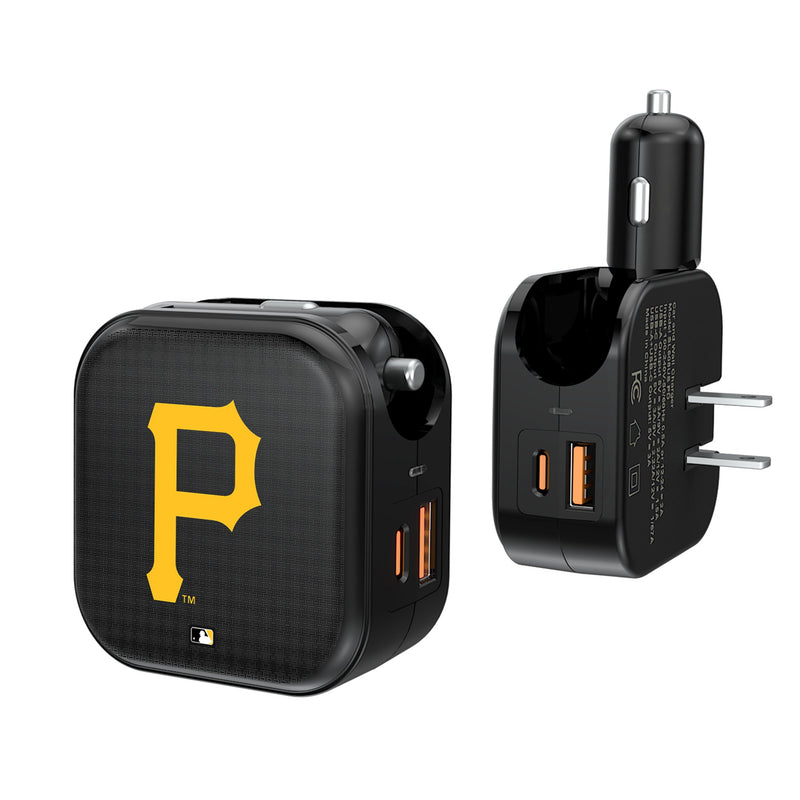 Pittsburgh Pirates Linen 2 in 1 USB A/C Charger