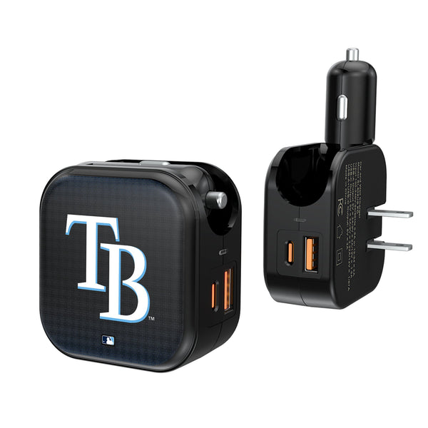 Tampa Bay Rays Linen 2 in 1 USB A/C Charger